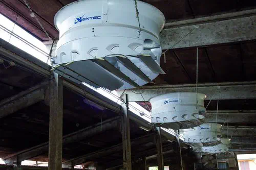 Ventilazione stalla